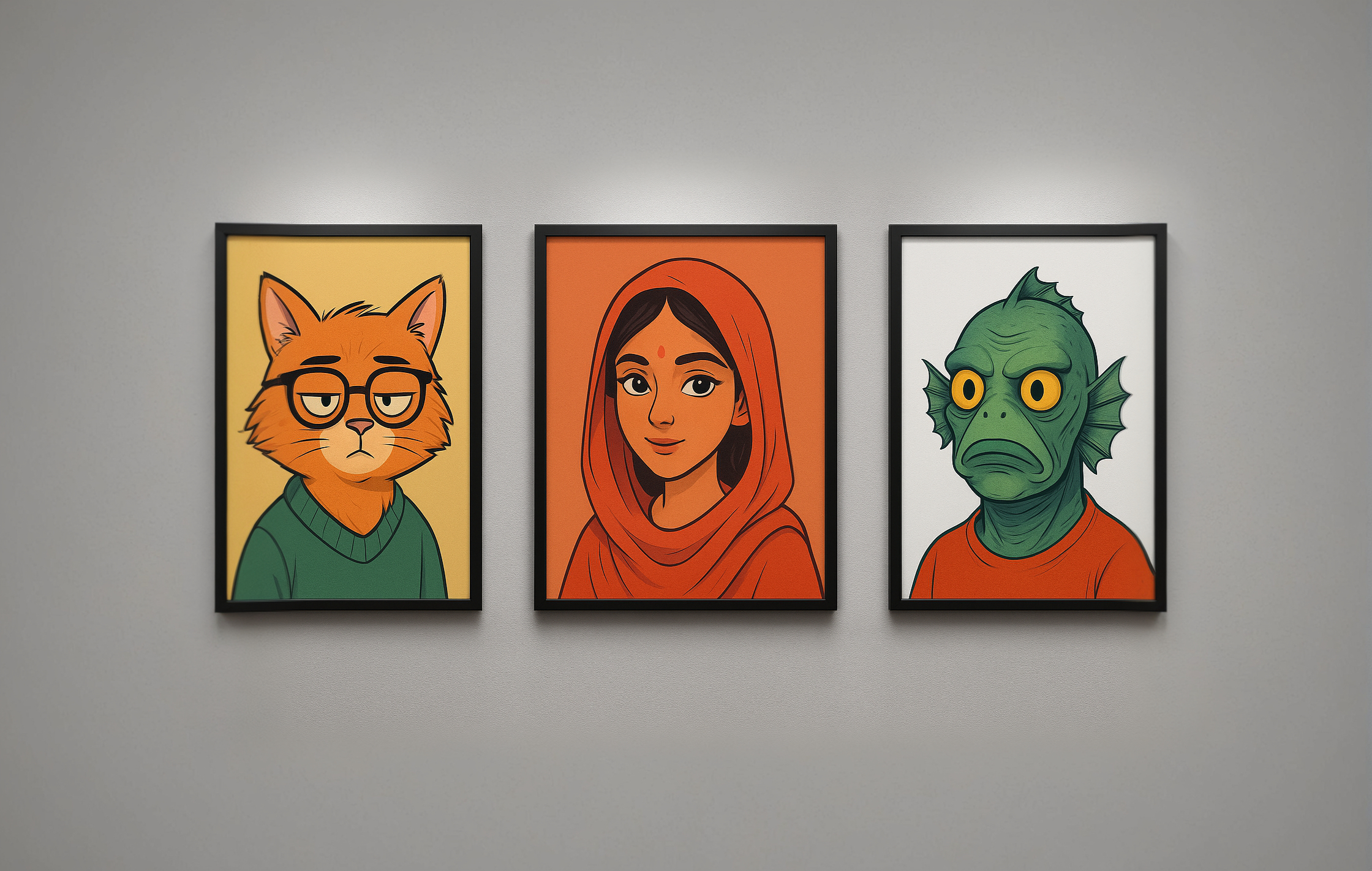 Digital painting artwork